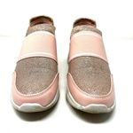 Pink glitter slip on tennis shoes, size 9 Photo 2