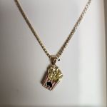 Kate Spade Gold Necklace with Fry Charm Photo 1