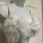 Attention Lydia USA White Fluffy Bra Top Photo 6
