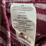 Garage  Shirt woven cotton long sleeve size medium Photo 2