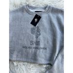 Darc Sport SHE Wolves Worldwide Crewneck Heather Gray Size XS Photo 3