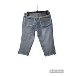 Zana Di  Denim Capri‎ Frayed Hem Cropped Jeans Blue Wash Juniors Size 9 Photo 1