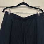 ASOS Women's Navy Blue Pinstripe Pants Photo 2