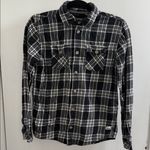 Weatherproof  Black and White Checkered Shirt size large women’s Photo 0