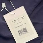 ANDIE NWT Swim The Banded Cheeky Bikini Bottom High Leg Cut M Navy Blue #3698 Photo 5