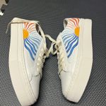 Soludos New ‎ hippie wave Ibiza platform sneaker leather white size 5.5 Photo 3