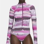 Nike Women’s Adventure Zip Front Long Sleeve Rash Guard Swimsuit MSRP $124 Photo 0