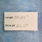 Lands' End Blue Linen Tunic NWT Size Medium Preppy Blue Tunic Photo 9