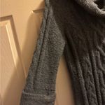 Ruby Moon Cozy Gray Cable Knit Sweater Dress Photo 1