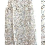 Rachel Ashwell Womens Linen Dress With Pockets Shabby Chic Paisley Print Sz Med Photo 0
