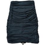 Reiss Teal Tamara Hi Rise Ruched Zipper Accent Skirt Women Size 4 | 2-16 Photo 2