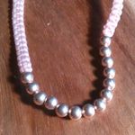 14K Rose Gold over Sterling Silver Boho Cord Bracelet Photo 4