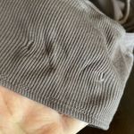 White Fox Boutique  Brown Ribbed Strappy Crop Top Shirt Blouse Small Photo 4