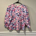 Lilly Pulitzer Corden Pink and Blue Party Like a LobStar Sweatshirt size small Photo 2