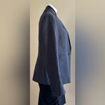 New York And Company  Black & White polkadots,1 Button Blazer SZ 14 Good Condition Photo 2