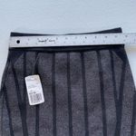 Forever 21  Pull On Knit Mini Skirt Size S Short Black Gunmetal Sparkle Metallic Photo 5
