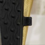 Chloé Metallic Gold Flower Soft Leather Ballet Flats 10 Photo 11