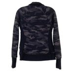 Athleta  Triumph Black Camo Full Zip Hoodie Sz XS Photo 5