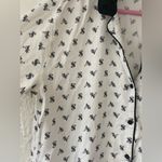 Victoria's Secret Victoria’s Secret black white signature logo cotton modal blend sleep shirt; M Photo 1