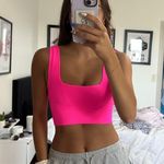 Free People Movement Karma Square Neck Bra in Hot Pink Photo 2