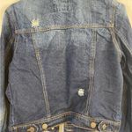 Wax Jean WAX JEANS denim jacket distressed size large Photo 3