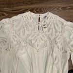 EXPRESS  White Lace Top size L Photo 1