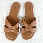 J.Crew  Factory Stitched Slide Sandal in Brown Size 10 NWT Photo 7