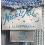 Nick & Nora Sleepwear Pajama Pants XXL Fishing Ducks Flannel Cotton Blue Cozy Photo 3