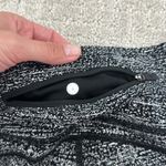 Lululemon “pace perfect” 28” inseam 7/8 tight air time white black abstract Photo 6