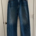 MOTHER The Lasso Sneak Wide Leg Jeans in It's A Small World Size 30 Photo 1