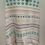 Vintage 80’s Patterned White Sweater Size L Photo 1