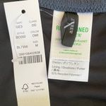 J.Crew  Textured Curved-Waist Cheeky Bikini Bottom Navy Size M Photo 4