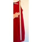 Clara Sunwoo Womens Red Slinky Cocktail Dress Draped Front Sleeveless Size XS‎ Photo 5