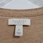 Talbots Colorblock V-neck Pullover Lightweight Knit Top Size Petite Small Photo 2