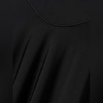 SKIMS Milky Sheer High Neck Midi Dress - Obsidian, Size Small, $148 Photo 3