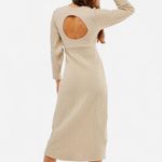 Free People  Gabby Seamless Quilt Midi Boho Preppy Soft-Girl Sweater Dress XS/S Photo 1