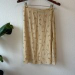 Dana Buchanan Silk Cream Skirt  Photo 1