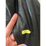 Amanda Uprichard  Kloss Faux Leather Mini Dress Black Womens Size Medium Photo 8