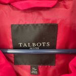 Talbots  Size XL Petites Vest Red Puffy‎ Down Insulated Winter Quilted Outerwear Photo 3