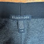 Eileen Fisher ‎ Pants Leggings Womens Large Charcoal Gray Herringbone Pull On L Photo 9