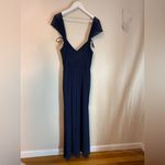 Celebrate DB Studio Off The Shoulder MOB Prom Homecoming Navy Blue Size 2 NWT Photo 6