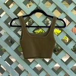 Aritzia ❤️ Babaton Sculpt Knit Squareneck Cropped Tank Photo 0