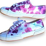 Superga Fantasia Collection Purple Floral Low Top Summer Sneakers Women's US 9 Photo 1