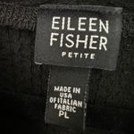 Eileen Fisher  Textured Blazer Rhinestone Women's Black Size Petite Large PL Photo 3