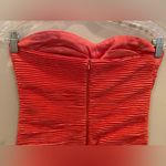 Daisy Coral Strapless Tube Top Mini Short Dress Women's Sz Medium Pink Photo 5