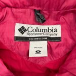 Columbia GRT Down Coat Women M Pink Puffer Full Zip Outdoor Hiking Photo 3