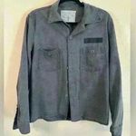 Knot Sisters  Denim long sleeve shirt/  Jacket Women's Medium with patches Gypsy Photo 0