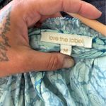 Anthropologie Love the Label Azalea Blue Ruffled Maxi Dress Size M Photo 5