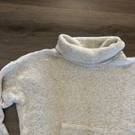 Cowl neck textured Sweater Gray Photo 2