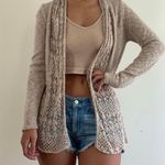 Beldini Beige Crochet Cardigan Size Small Photo 2